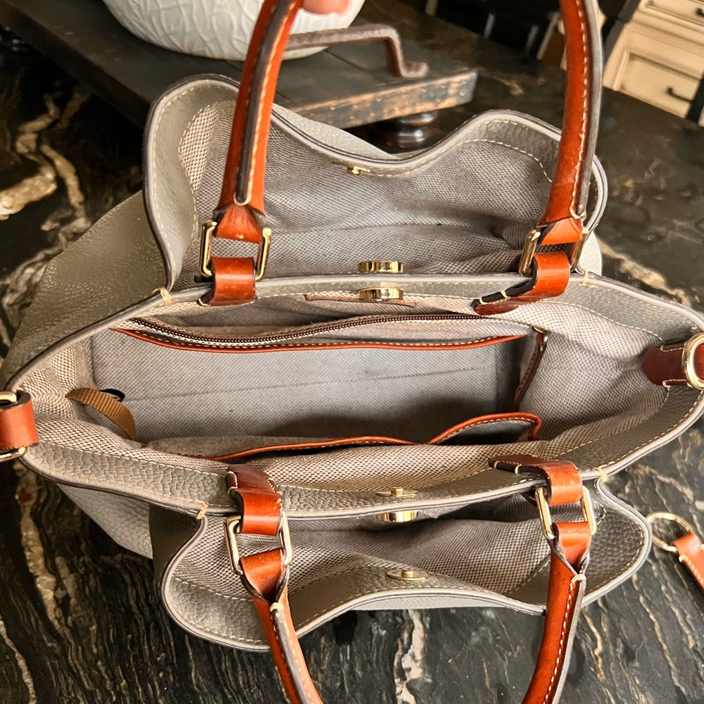 Dooney & Bourke Pebbled Leather Brenna Satchel - NEW - Picture 10 of 15